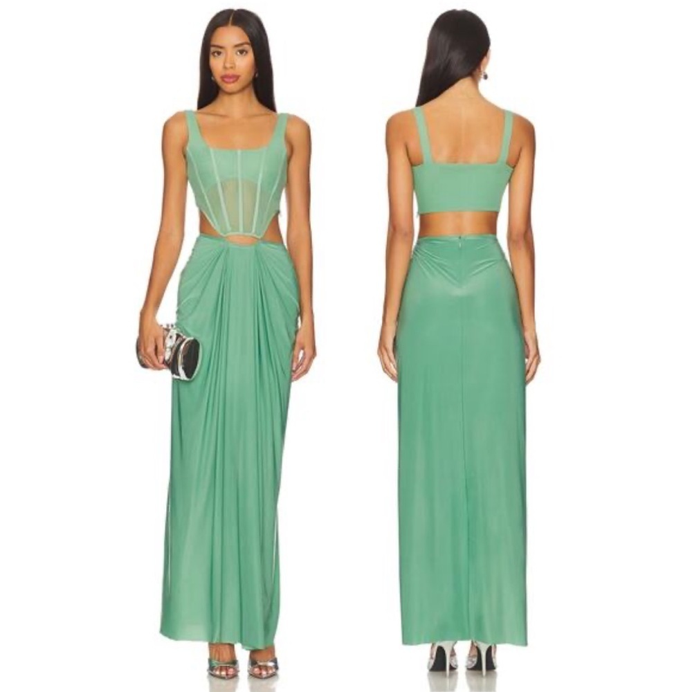 NWT Deme By Gabriella Valentina Maxi Dress
